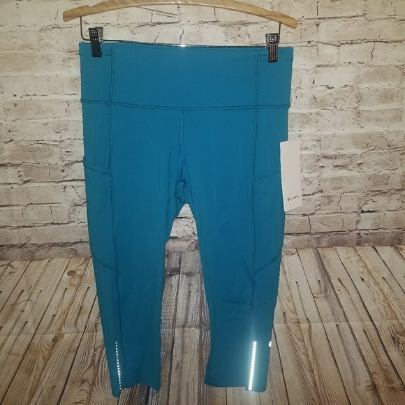 lululemon athletica Pants - NWT LULULEMON Fast and Free Crop II Size 10